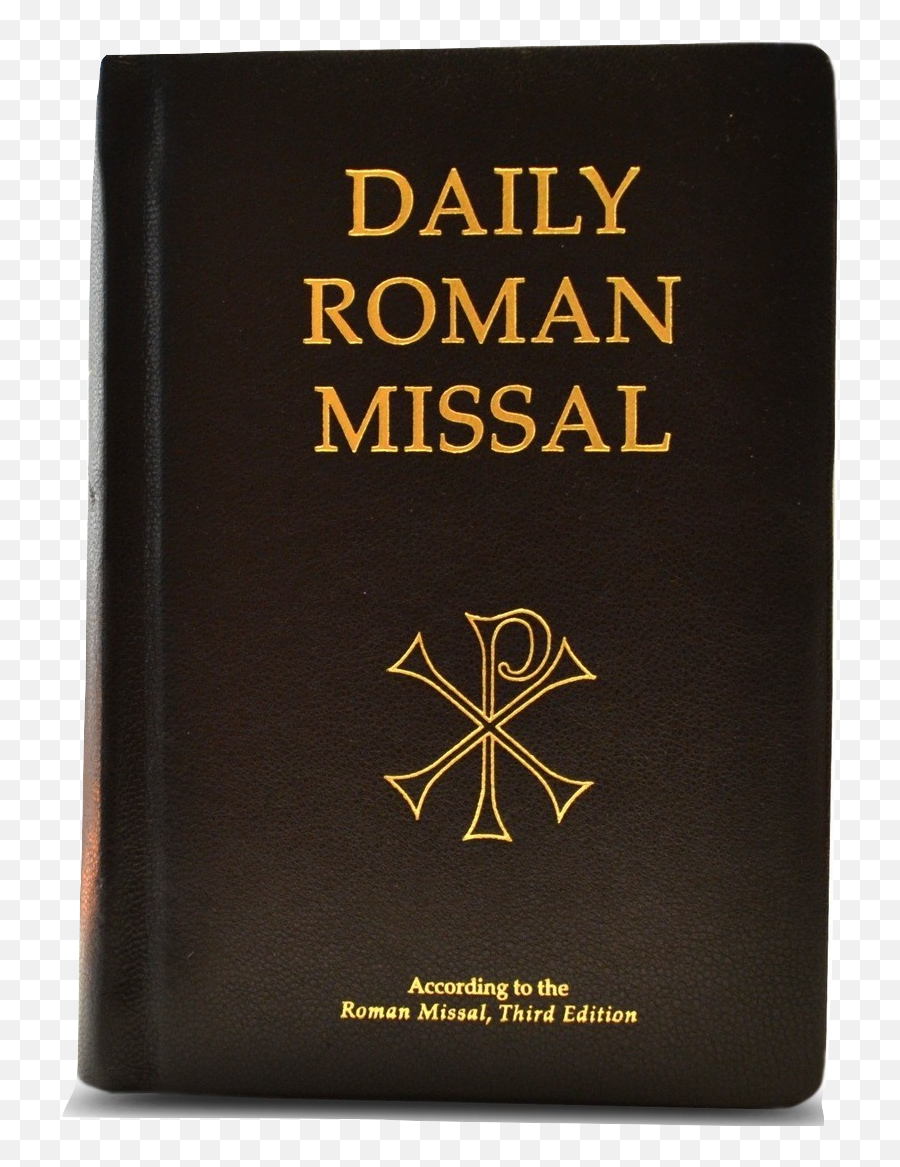 Daily Roman Missal 7th Ed Genuine Leather Black - Book Png,Burned Paper Png