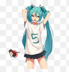 Download Hatsune Miku Png Transparent - Anime