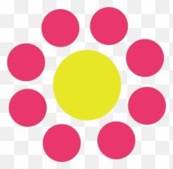 Flower Drawn From Circles Free Image - Circles Clipart png