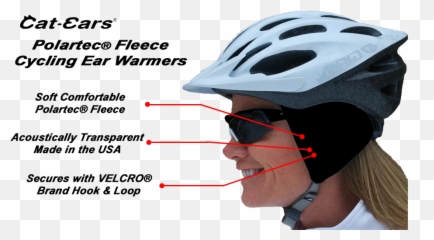 Polartec Fleece Ear Covers - Cat Ears Classic Pro png
