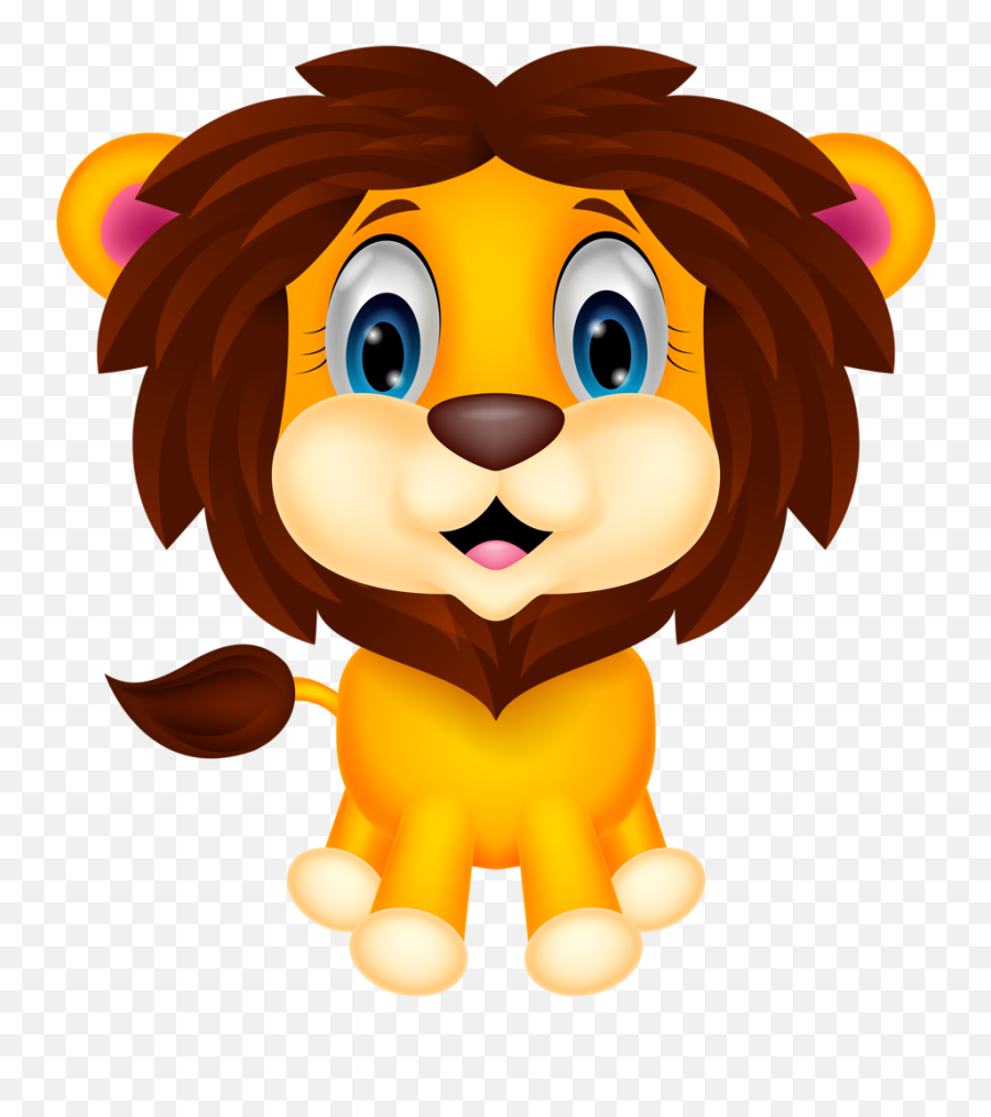 Lion Clipart Zoo Animal - Lion Clipart Cartoon Png,Lion Clipart Png
