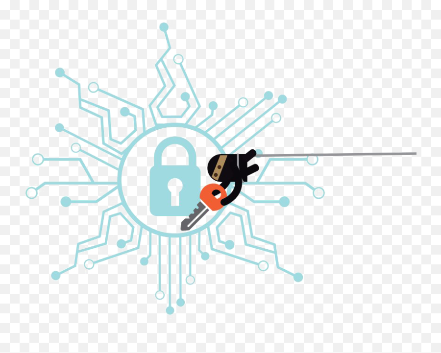 Cyber Security Png Pic - Technology Line Art Png,Virus Png