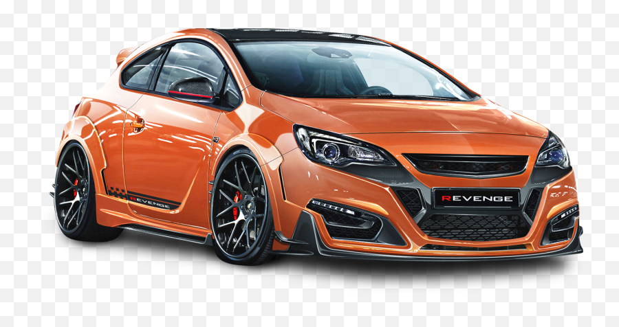 Opel Astra Gtc Revenge Orange Car Png - Opel Astra J Bodykit,Revenge Png