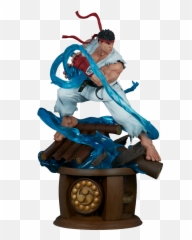Street Fighter Ryu Statue By Pop Culture Shock - Figur png