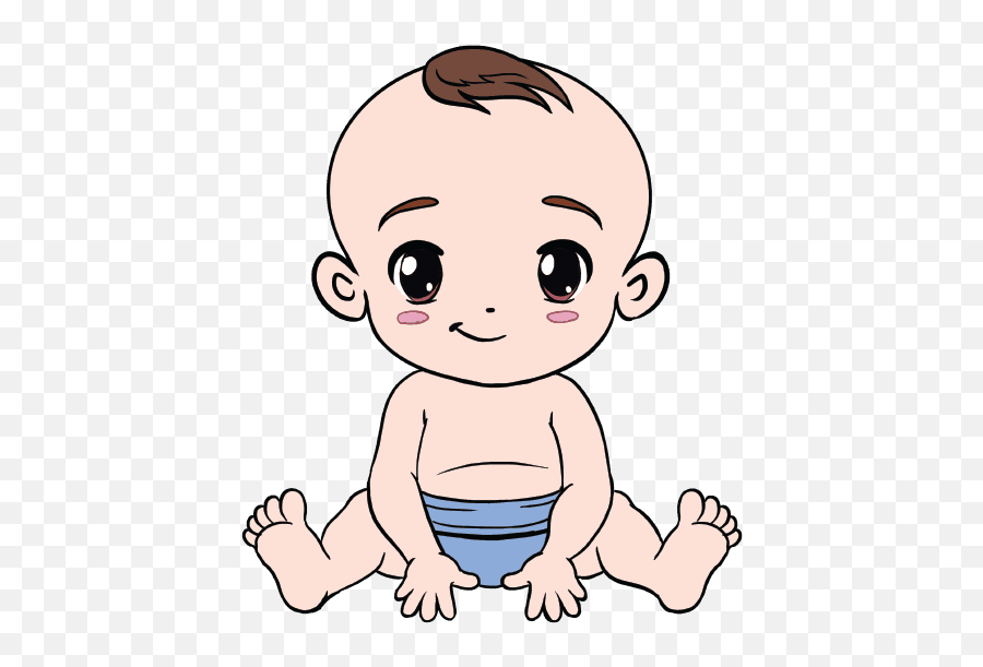 Download Drawing Boys Easy Transparent U0026 Png Clipart Free - Easy Drawing Of Baby,Baby Face Png