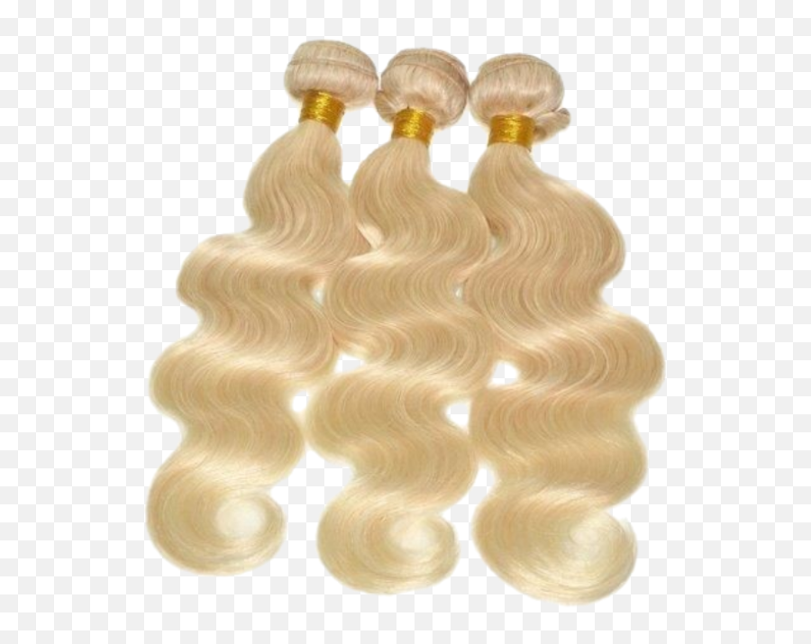 Blonde 613 Bundles - Transparent Hair Bundles Png,Blonde Wig Png