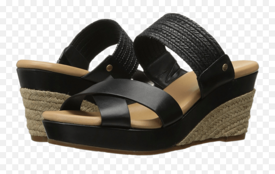 Black Ugg High Sandals Transparent Png - Stickpng Slide Sandal,Sandals Png