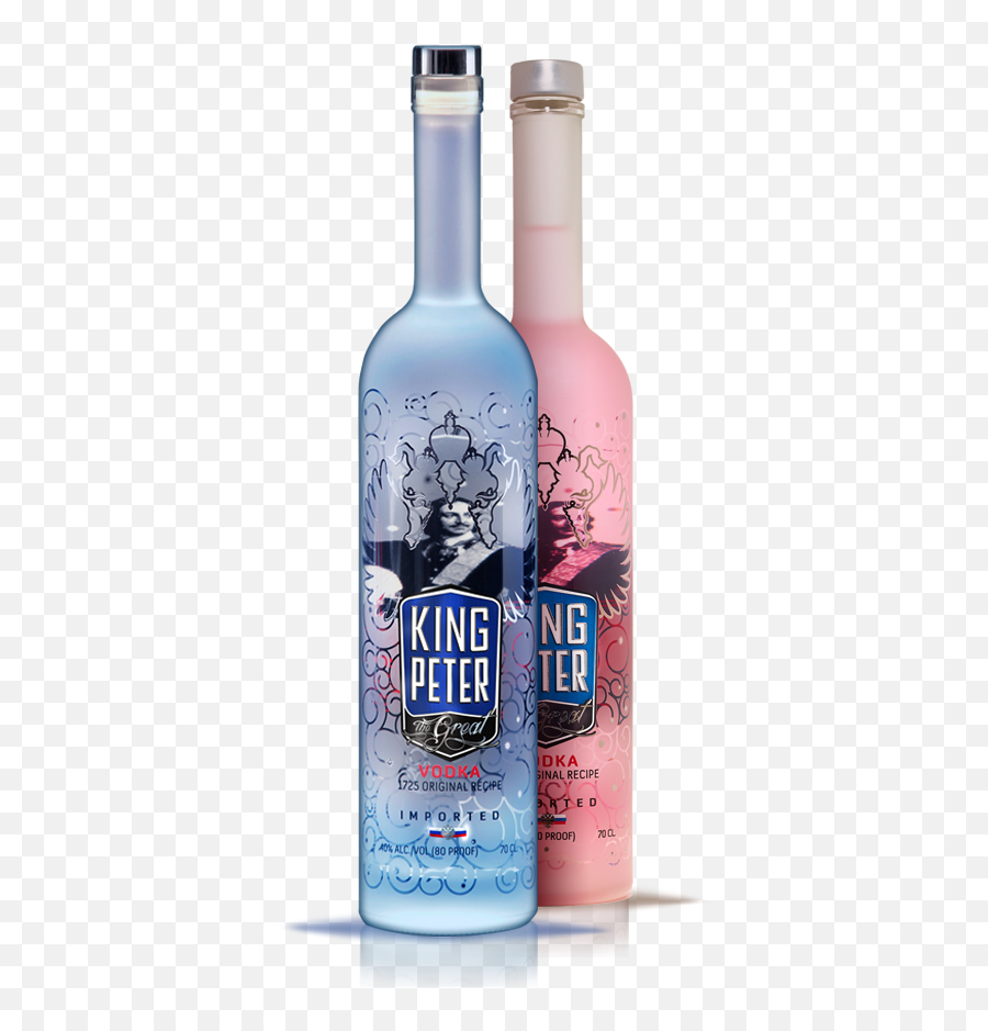 King Peter The Great Vodka - King Peter Vodka Png,Liquor Bottle Png