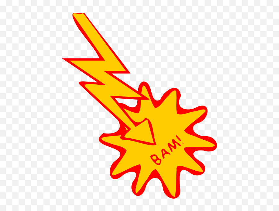 Krzysiunet Public Domain Clipart Pack 2 - Thunder Icon Png,Cartoon Explosion Png