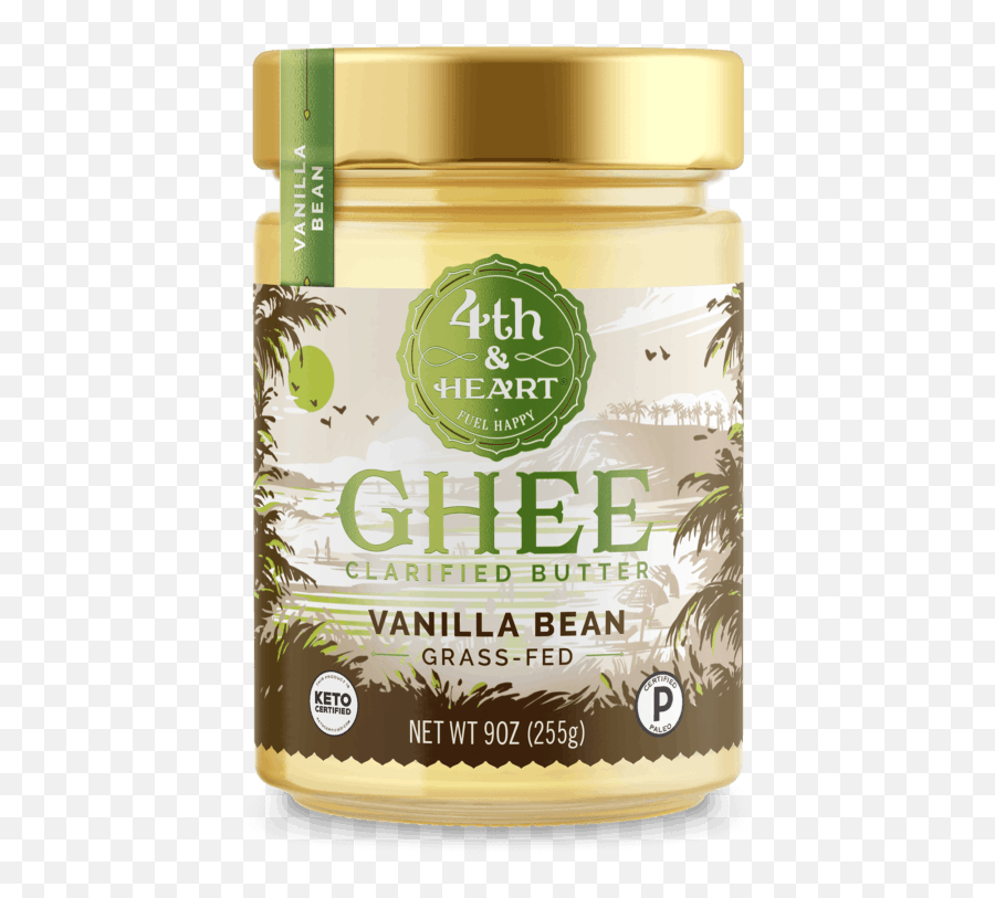 Madagascar Vanilla Ghee Butter - 4th And Heart Ghee Png,Vanilla Bean Png