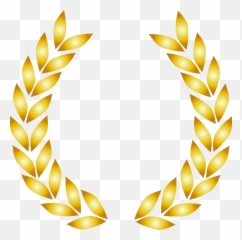 Laurel Wreath Clipart Free Download Transparent Png - Golden Png