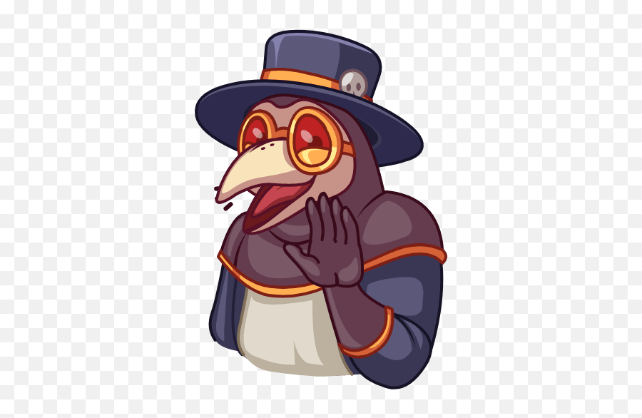 Plague Doctoru201d Animated Sticker Set For Telegram - Plague Doctor Stickers Png,Plague Doctor Png