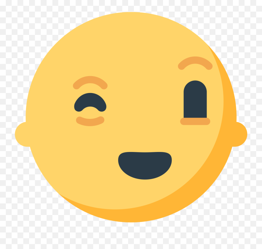 Winking Face Emoji - Carita Guiñando Un Ojo Png,Wink Emoji Png