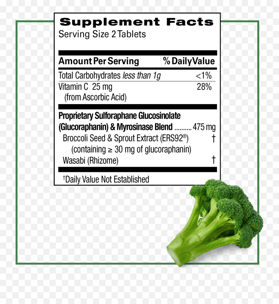 Avmacol Regular Strength Your Bodyu0027s Detoxification Support - Superfood Png,Broccoli Transparent Background