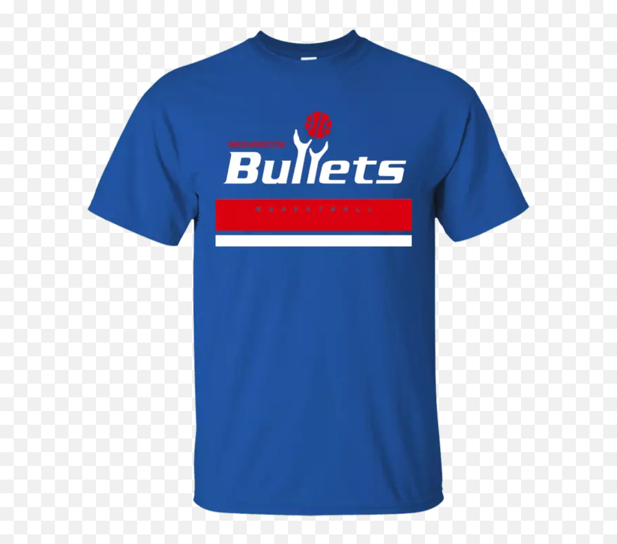 Washington Bullets Retro Dc Basketball Logo Jersey Throwback T Shirt Cool Casual Pride Men Unisex Fashion - In Tshirts From Menu0027s Active Shirt Png,Basketball Logo