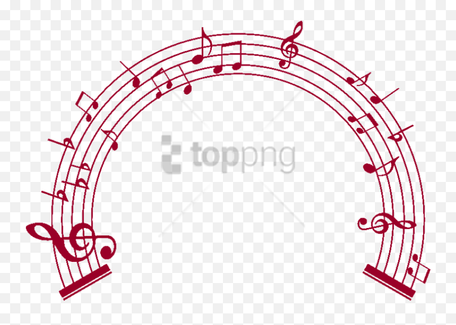 Music Notes Png Clipart Image - Circle Musical Notes Clip Art,Music Notes Png