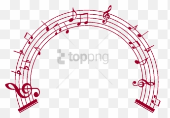 Music Notes Png Clipart Image - Circle Musical Notes Clip Art,Music Notes Png