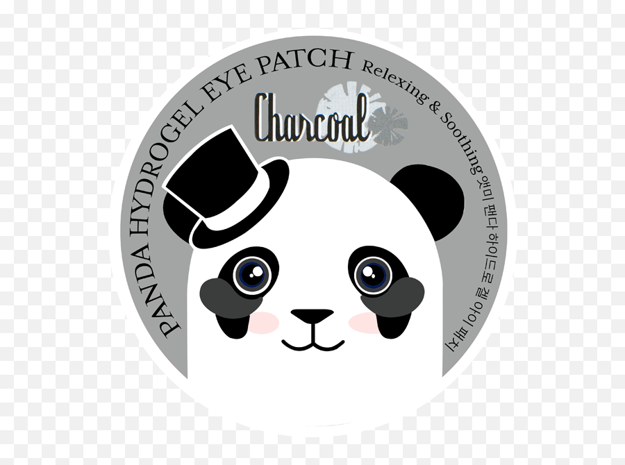 Lookatme Panda Hydrogel Eye Patch - Charcoal Png,Panda Eyes Logo