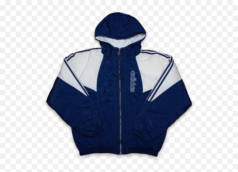Vintage Adidas Trefoil Logo Jacket Medium - Hooded Png,Adidas Leaf Logo