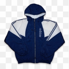 Vintage Adidas Trefoil Logo Jacket Medium - Hooded png