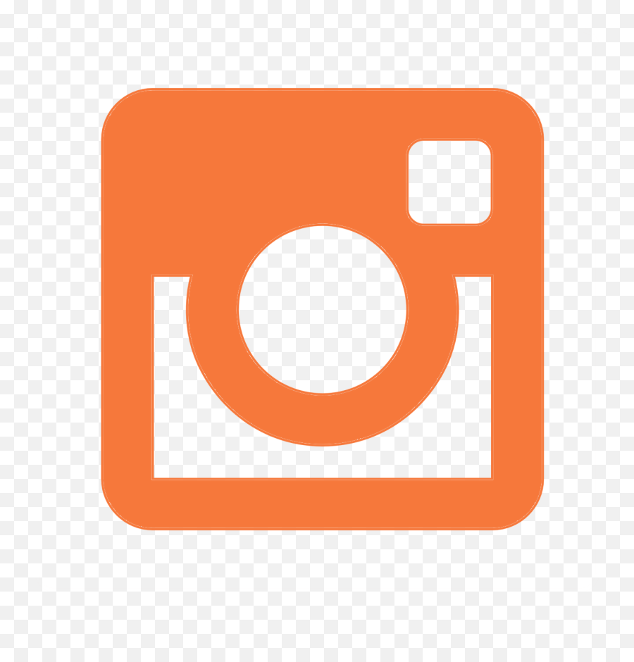 Facebook Instagram - Font Awesome Instagram Png Clipart Transparent Orange Instagram Logo Png,Facebook Logo Font