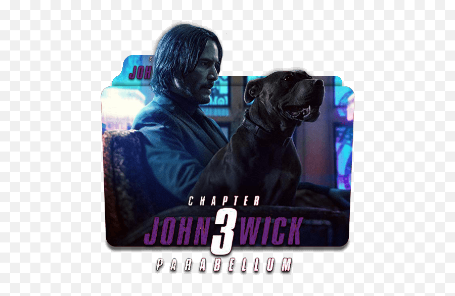 John Wick Chapter 3 Folder - Designbust John Wick And His Dog Meme Png,John Wick Transparent