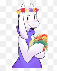 I Think Toriel Deserves A Ton Of Flowers Undertale - Toriel Memes Png,Toriel Transparent