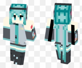 Download Vocaloid Hatsune Miku Minecraft Skin For Free - Fictional Character Png,Vocaloid Logo