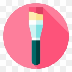 Paint Brush - Free interface icons Pant Brush Pink Icon png