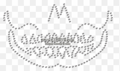 Evil Smiling Mouth Rhinestone Iron - Transfer for Mask CSTOWN Four Particles Contribute png