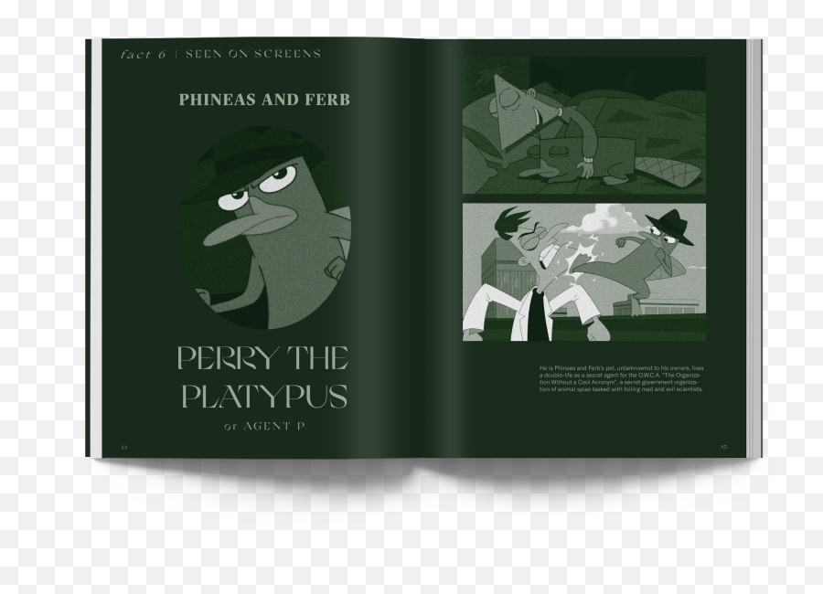 Fact Book Series - Haaeun Park Perry The Platypus Png,Perry The Platypus Png