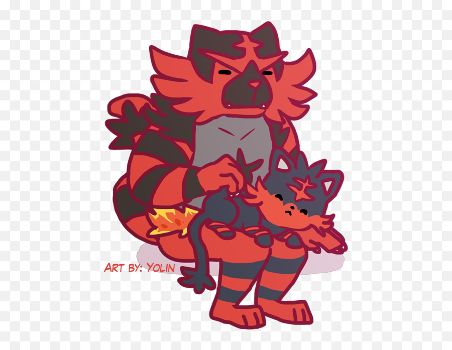 Yolin - Incineroar Litten Png,Litten Png