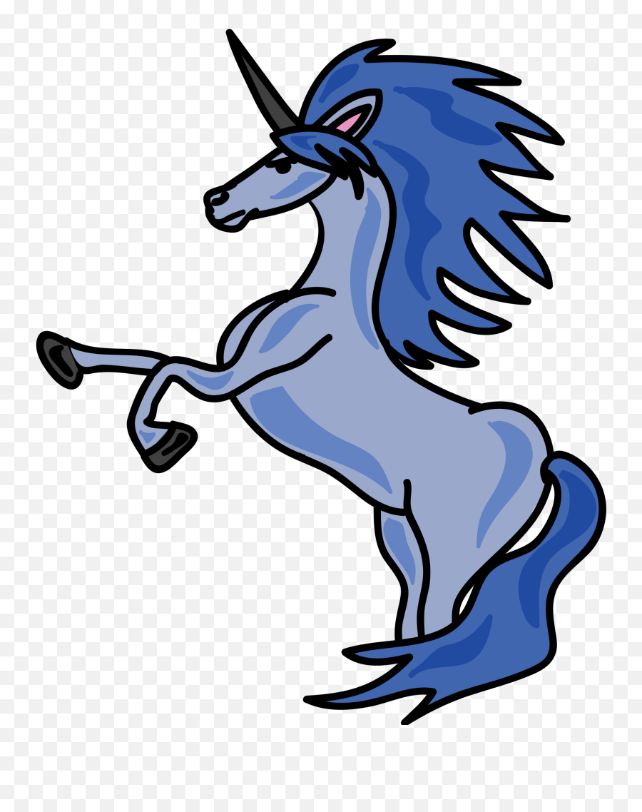 Blue Unicorn - Blue Unicorn Clipart Png,Transparent Unicorn