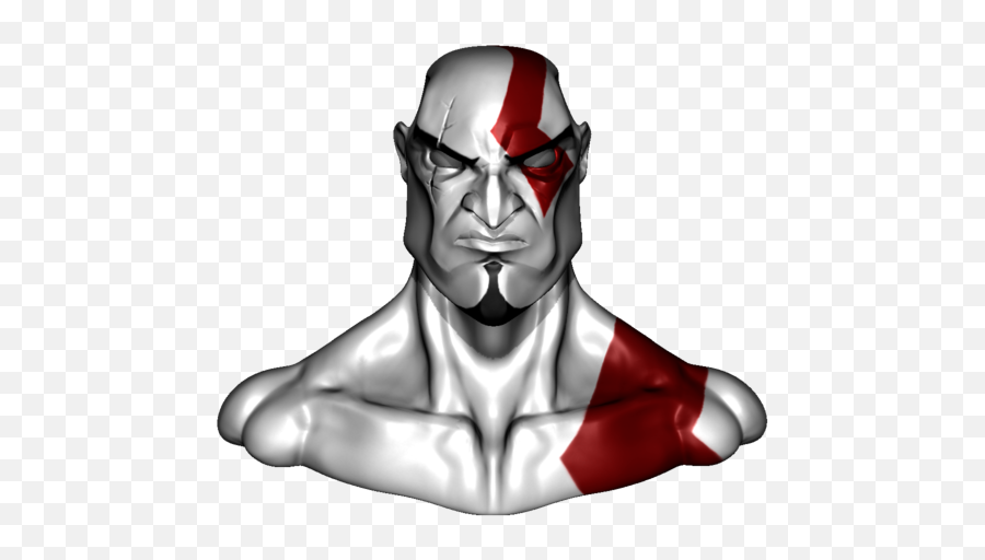 Kratos The Ghost Of Sparta 3d Cad Model Library Grabcad - Illustration Png,Kratos Transparent