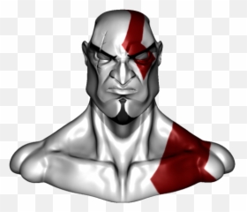 Kratos The Ghost Of Sparta 3d Cad Model Library Grabcad - Illustration Png,Kratos Transparent