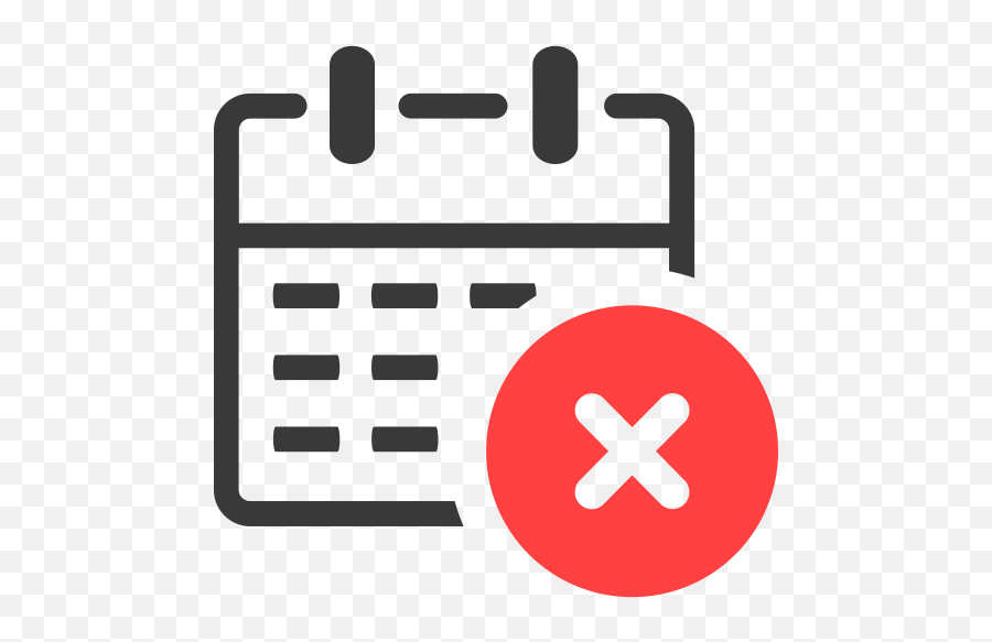 Booking Cancel Icon Png And Svg Vector Free Download - Cancel Icon,Icon With Text