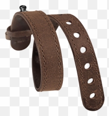 Xl Brown Calf Assolutamente Strap - For Black Plated Icon Model 10CABRSTXLBP Watch png