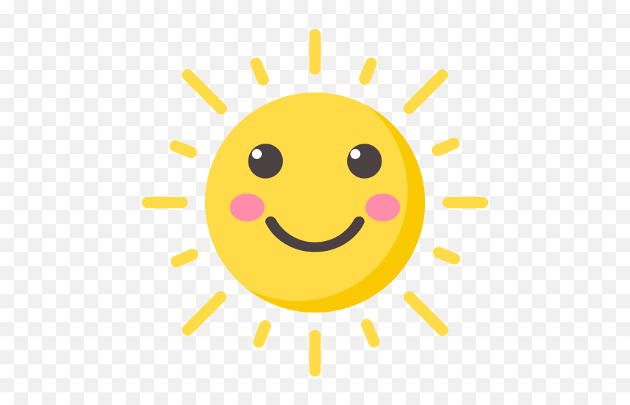 Sun Free Icon Of Summer Icons - Vector Sun Smile Png,Free Sun Icon