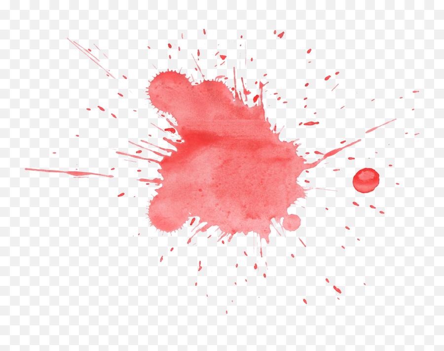 21 Red Watercolor Splatter - Red Watercolor Stain Png,Red Splatter Png