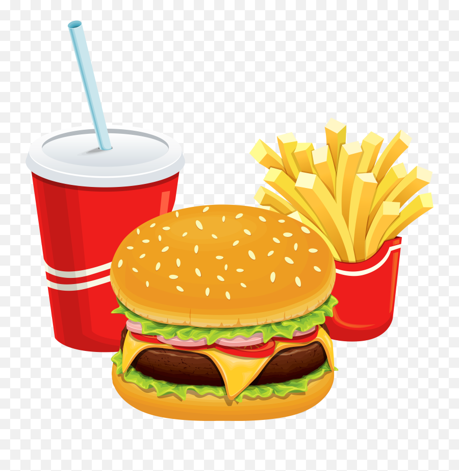 Man Cliparthot Of Restaurant - Burger And Fries Transparent Burger And Fries Clipart Png,Burger Transparent Background