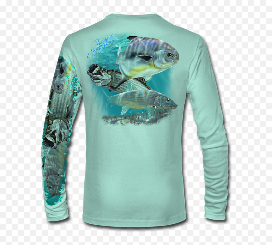 Ls High Performance Tee Shirt Silver Slam - Goliath Grouper Shirts Png,Green Shirt Png
