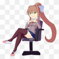 Monika After Story On Twitter Whenever You Re At Your - Ddlc Monika After  Story Transparent PNG - 1200x675 - Free Download on NicePNG