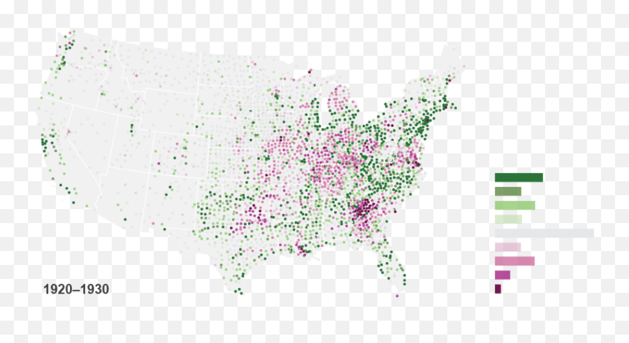 Before And After 1940 Change In Population Density - Moab Utah On Us Map Png,Population Growth Icon