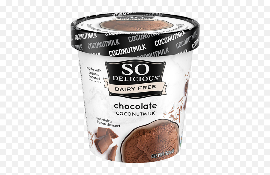 Chocolate Coconutmilk Frozen Dessert So Delicious Dairy Free - So Delicious Ice Cream Cookie Dough Png,Hot Fudge Sundae Icon