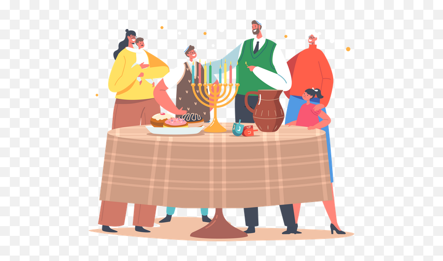 Israel Flag Icon - Download In Flat Style Black And White Characters And Images Of Hanukkah Family Scene Png,Israel Flag Icon