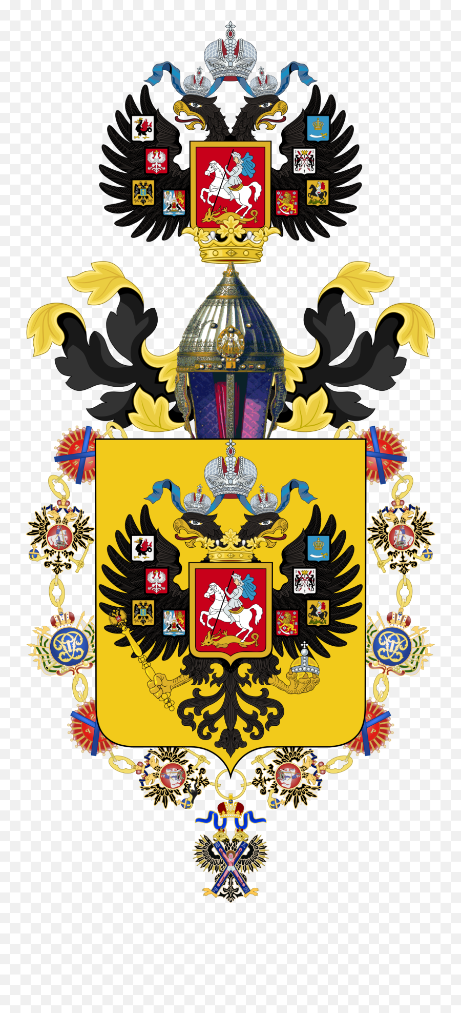 Filelesser Coa Of The Elder Son Grand Duke - Empire Of Russia Grand Duke Coat Of Arms Png,Revit 2014 Icon