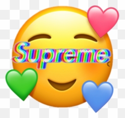 Supreme Emoji Freetoedit 321362428536211 By Emoji2020 - Apple Individual Iphone Emojis png