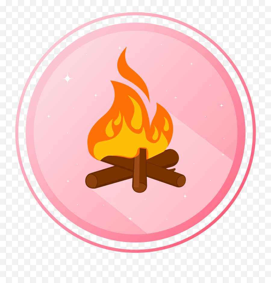 Flat Icon - Camping Bonfire Graphic By Uppoint Design Language Png,Fire Flat Icon