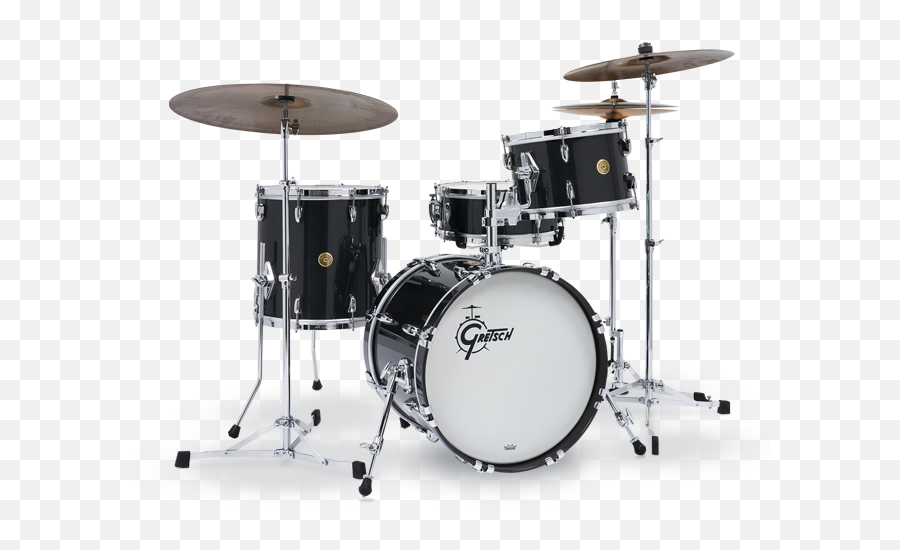 Usa Custom Gretsch Drums - Gloss Black Metallic Gretsch Usa Custom Png,Pearl Icon Rack Clamps