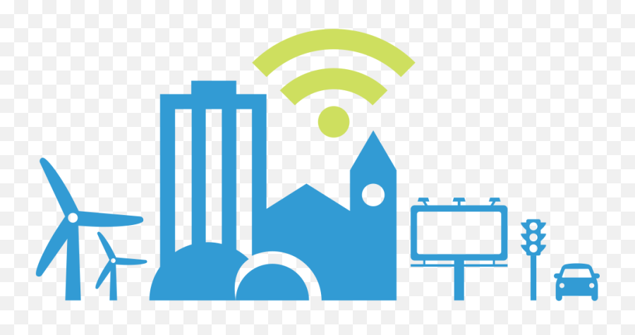 Smart Cities - Internet Of Things Clipart Full Size Smart City Icon Png,Internet Of Things Icon